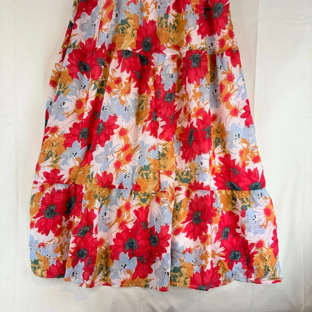 BALTIC BORN Women’s Size S Dress Midi Length NWT Floral Lined DENTON Style NEW